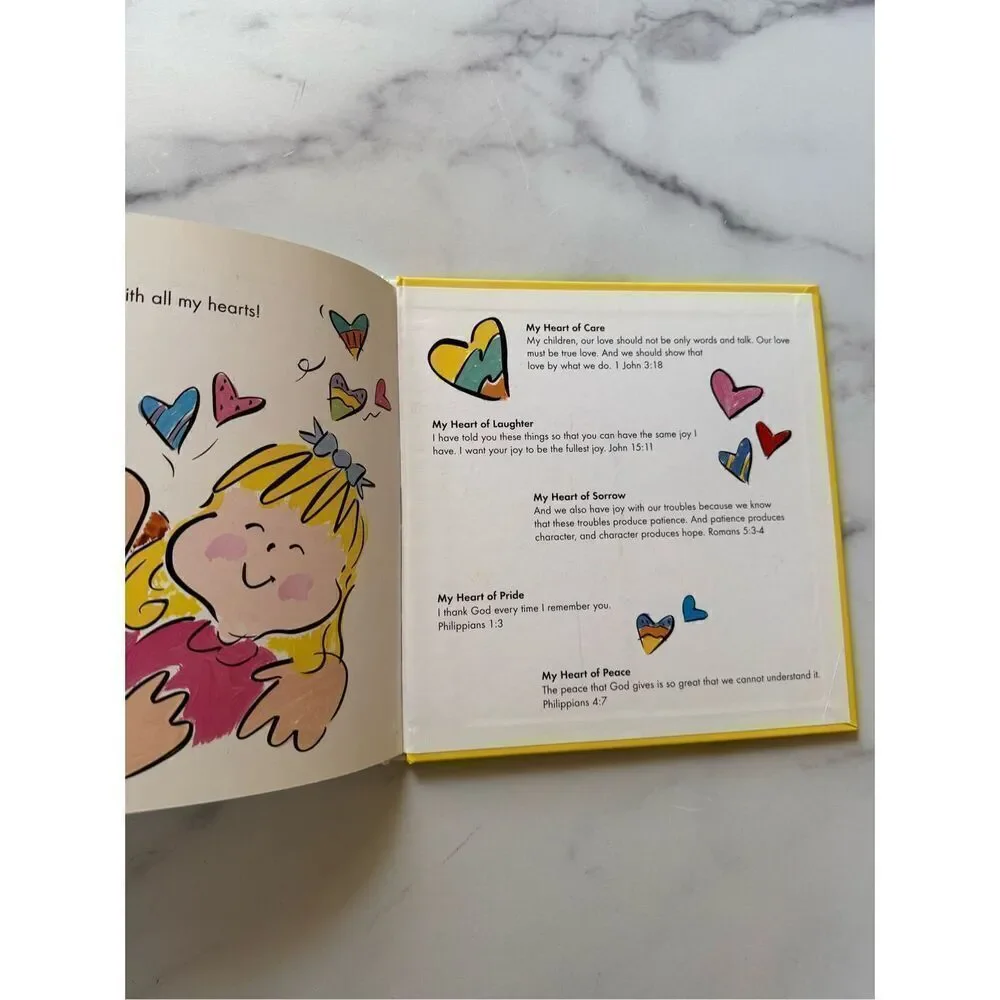 I love you with all my hearts blank notecard included hardback children’s book f